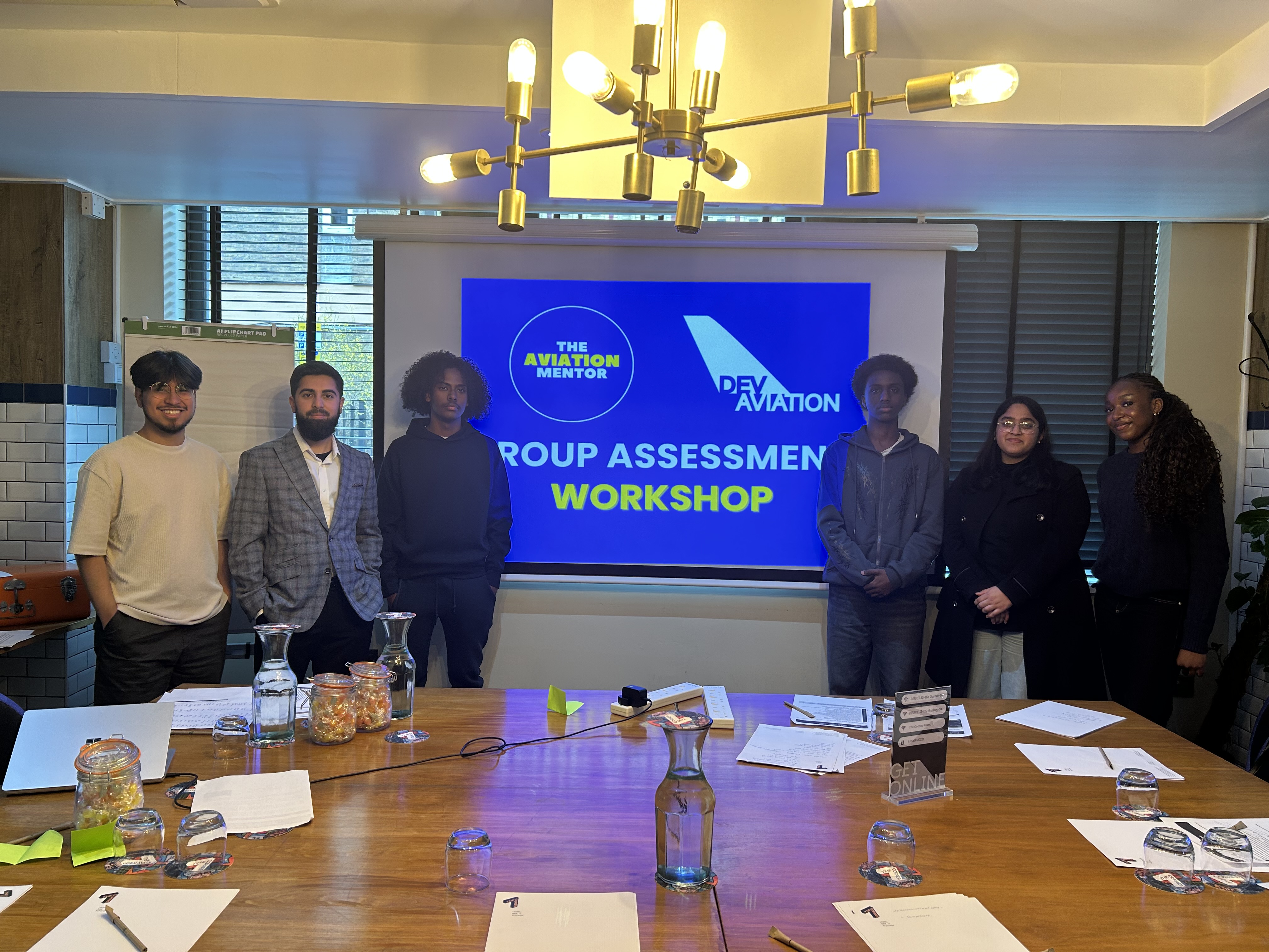 Group photo after group assessment practice, The Aviation Mentor